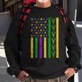 American Flag Mardi Gras Mardi Gras Crawfish V2 Sweatshirt Gifts for Old Men
