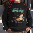 Anatomy Of A Bearded Dragon Bearded Dragon Lizard Pogona Reptile Sweatshirt Gifts for Old Men