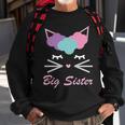 Big Sister Cute Cat Tshirt Sweatshirt Gifts for Old Men