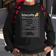 Biscuits Nutrition Facts Funny Thanksgiving Christmas Sweatshirt Gifts for Old Men
