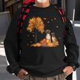 Boxer Autumn Leaf Fall Dog Lover Thanksgiving Halloween Sweatshirt Gifts for Old Men