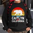 Caitlyn For California Retro Cali Bear Sweatshirt Gifts for Old Men