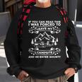 Camping Cool Gift Tenting Campfire Camp Hiking Trekking Camping Gift Graphic Design Printed Casual Daily Basic Sweatshirt Gifts for Old Men
