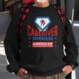 Caregiver Superhero Official Aca Apparel Sweatshirt Gifts for Old Men