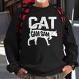 Cat Gam Gam Kitten Pet Owner Meow Sweatshirt Gifts for Old Men