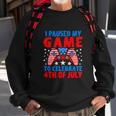 Celebrate 4Th Of July Gamer Funny Fourth Sweatshirt Gifts for Old Men