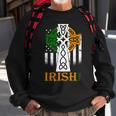 Celtic Cross Irish American Pride Sweatshirt Gifts for Old Men