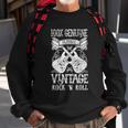 Classic Vintage Rock N Roll Funny Music Guitars Gift Sweatshirt Gifts for Old Men