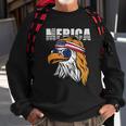 Cool Merica Eagle Mullet Usa 4Th Of July Gift Sweatshirt Gifts for Old Men