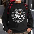 Cornhole King The Legend Has Arrived Funny Cornhole Player Funny Gift Sweatshirt Gifts for Old Men