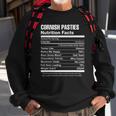 Cornish Pasties Nutrition Facts Funny Sweatshirt Gifts for Old Men