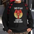 Crab &8211 This Is My Lobster Eating &8211 Shellfish &8211 Chef Sweatshirt Gifts for Old Men