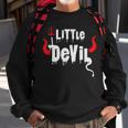 Cute Toddler Kids Little Devil Halloween Trick Or Treat Sweatshirt Gifts for Old Men