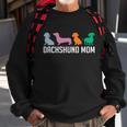 Dachshund Mom Wiener Doxie Mom Graphic Dog Lover Gift V2 Sweatshirt Gifts for Old Men