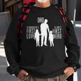 Dad A Sons First Hero Daughters First Love Tshirt Sweatshirt Gifts for Old Men