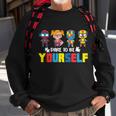 Dare To Be Yourself Superhero Autism Tshirt Sweatshirt Gifts for Old Men