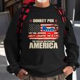 Distressed Donkey Pox The Disease Destroying America Sweatshirt Gifts for Old Men