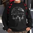 Distressed Skull Graphic Sweatshirt Gifts for Old Men