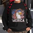 Eagle Mullet 4Th Of July Usa American Flag Merica Meaningful Gift Sweatshirt Gifts for Old Men