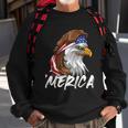 Eagle Mullet Merica 4Th Of July Usa American Flag Patriotic Great Gift Sweatshirt Gifts for Old Men
