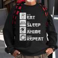 Eat Sleep Anime Repeat Tshirt Sweatshirt Gifts for Old Men