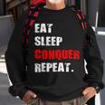 Eat Sleep Conquer Repeat Sweatshirt Gifts for Old Men
