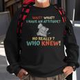 Elephant Attitude Really Sweatshirt Gifts for Old Men
