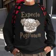 Expecto Pugtronum Funny Pug Sweatshirt Gifts for Old Men