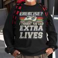 Extra Lives Funny Video Game Controller Retro Gamer Boys V10 Sweatshirt Gifts for Old Men