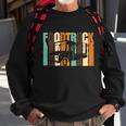 Fast Food Trucker Driver Retro Burger Street Food Truck Cool Gift Sweatshirt Gifts for Old Men