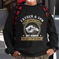 Father And Son Fathers Day Best Dad Ever Gift Graphic Design Printed Casual Daily Basic Sweatshirt Gifts for Old Men