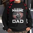 Fathers Day Flag My Favorite Marine Calls Me Dad Tshirt Sweatshirt Gifts for Old Men