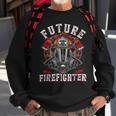 Firefighter Funny Future Firefighter Thin Red Line Firefighting Lover Sweatshirt Gifts for Old Men
