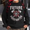 Firefighter Future Fire Dept Firefighter Thin Red Line Firefighter Lover V2 Sweatshirt Gifts for Old Men