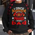 Firefighter Proud Firefighter Dad Sweatshirt Gifts for Old Men