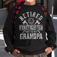 Firefighter Retired Firefighter Makes The Best Grandpa Retirement Gift V2 Sweatshirt Gifts for Old Men