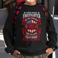 Firefighter United States Firefighter We Run Towards The Flames Firemen _ V4 Sweatshirt Gifts for Old Men