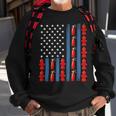 Firefighter Us American Flag Firefighter 4Th Of July Patriotic Man Woman Sweatshirt Gifts for Old Men