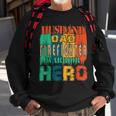 Firefighter Vintage Retro Husband Dad Firefighter Hero Matching Family V2 Sweatshirt Gifts for Old Men