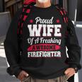 Firefighter Volunteer Fireman Firefighter Wife V2 Sweatshirt Gifts for Old Men