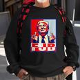 Fjb Trump Middle Finger Tshirt Sweatshirt Gifts for Old Men