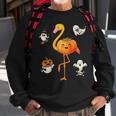 Flamingo Pumpkin Halloween Bird Lover Gifts For Girls And Boys Tshirt Sweatshirt Gifts for Old Men