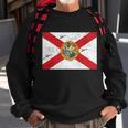 Florida Flag Distressed Vintage Sweatshirt Gifts for Old Men