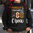 Forklift Operator Boo Crew Ghost Funny Halloween Matching Sweatshirt Gifts for Old Men