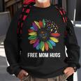 Free Mom Hugs Daisy Lgbt Pride Month Sweatshirt Gifts for Old Men