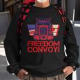 Freedom Convoy 2022 Usa Canada Truckers Sweatshirt Gifts for Old Men