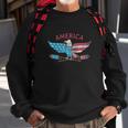 Funny 4Th Of July American Eagle Sweatshirt Gifts for Old Men