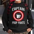 Funny Captain Poop Pants Tshirt Sweatshirt Gifts for Old Men