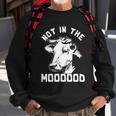 Funny Farm Animal Cow Sweatshirt Gifts for Old Men