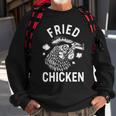 Funny Fried Chicken Smoking Joint Sweatshirt Gifts for Old Men